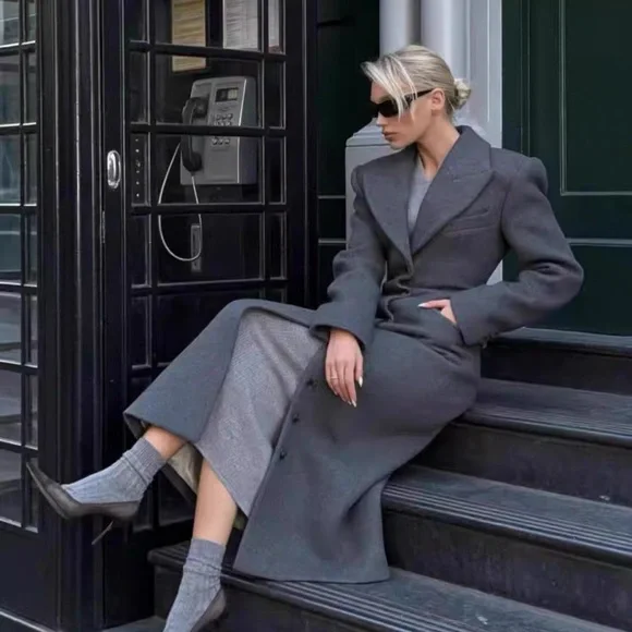 Helsa NWOT HELSA ITALIAN WOOL BLEND TOPCOAT - Picture 10 of 14